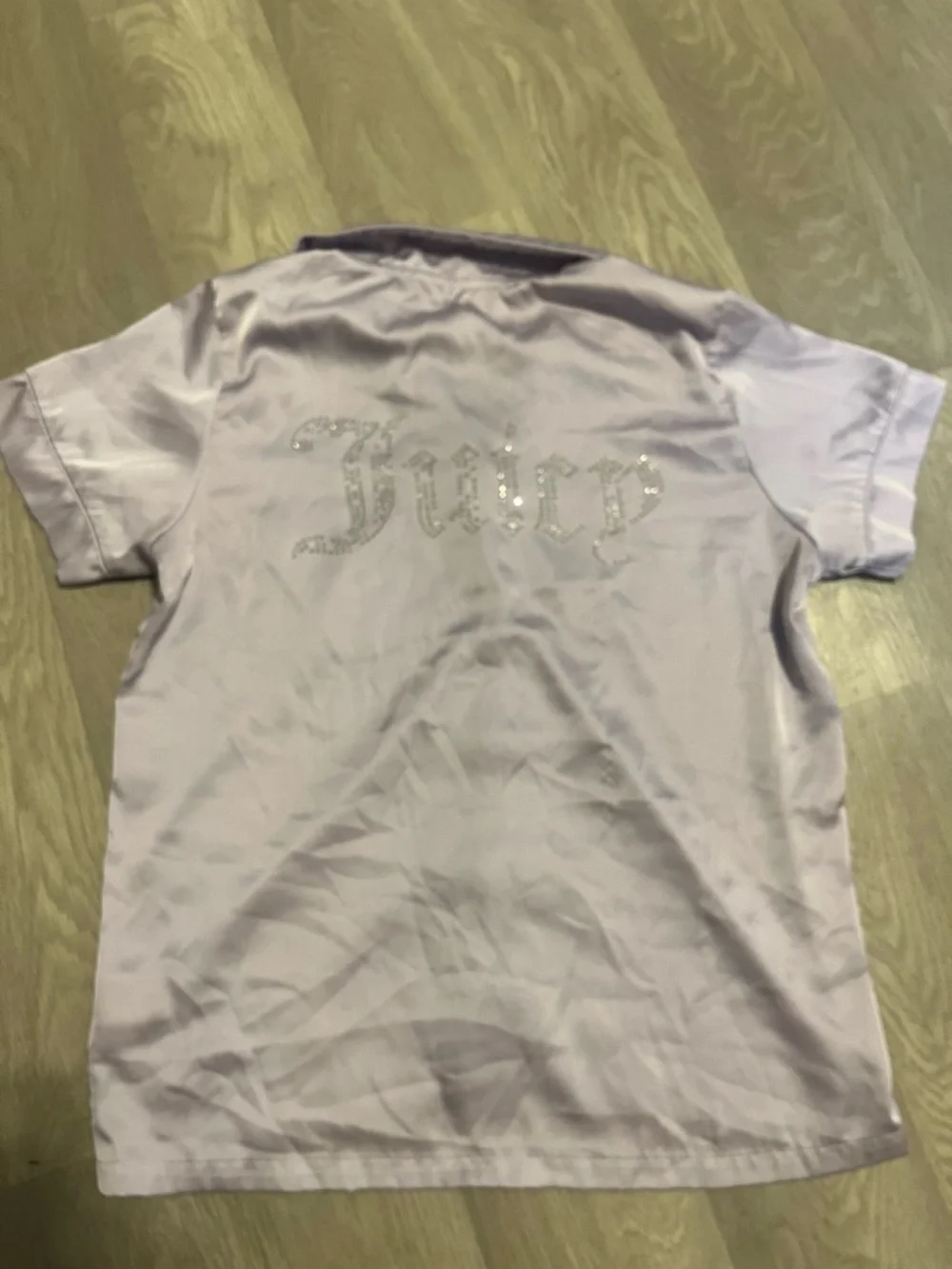 Juicy Couture Silver Satin Short Pajama Set‎